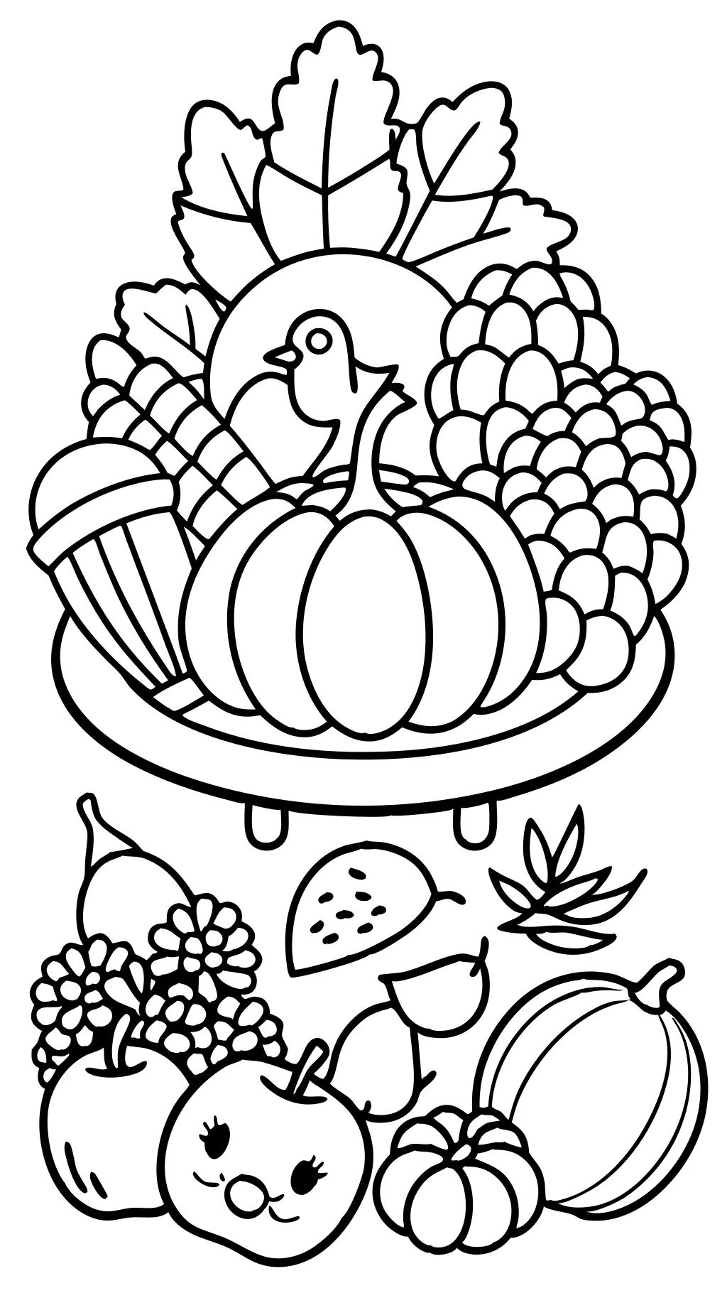 thanksgiving coloring pages crayola